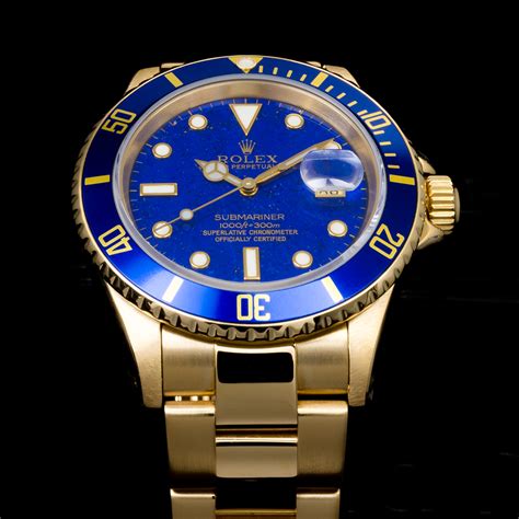 orologio rolex acciaio a sfondo blu|Orologio Rolex Submariner Date in acciaio Oystersteel e oro .